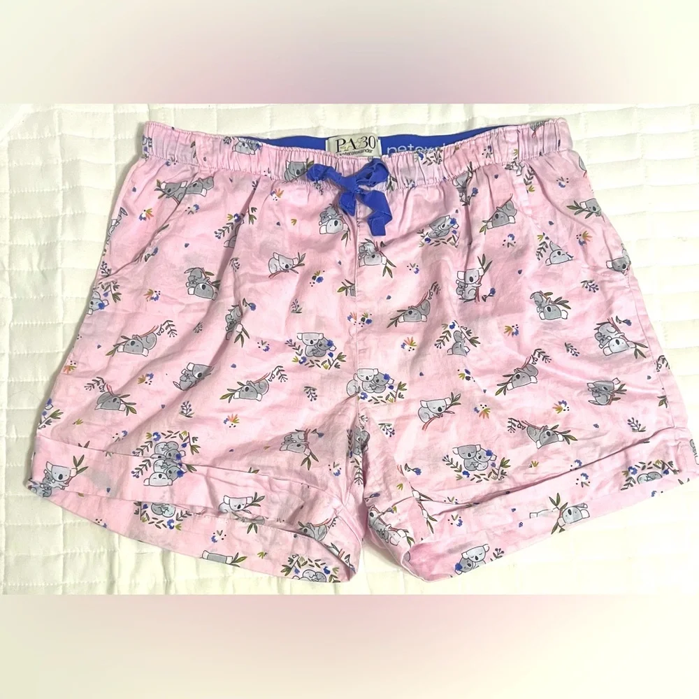 Peter Alexander Koala Pajama Bottoms Shorts with pockets Size Medium